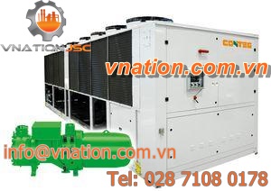 water chiller / air / computer room / for screw compressors