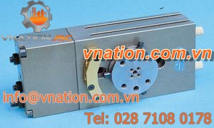 rotary cylinder / pneumatic / double-acting / with internal air distributor
