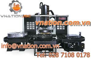 CNC lathe / vertical / 2-axis / tapping