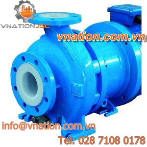 chemical pump / magnetic-drive / centrifugal / for corrosive fluids