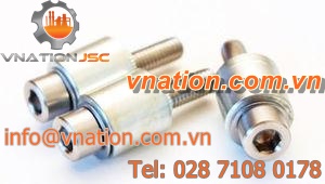 anchor bolt / cylindrical head / steel / captive