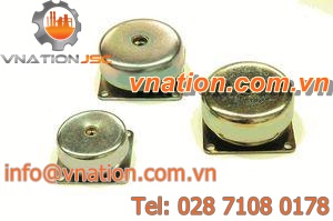 cylindrical anti-vibration mount / bell-shaped / electronic equipment