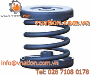 round anti-vibration mount / spring damper / for pumps / for compressors
