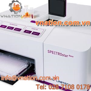 microplate reader with built-in UV/VIS spectrophotometer
