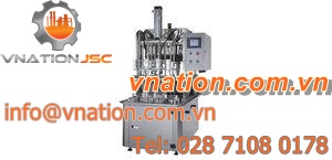 bottle filler / semi-automatic / linear / liquid