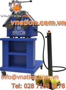 manually-operated bending machine / pipe / profile / with 2 drive rollers