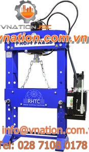 hydraulic press / straightening / workshop / with pressure regulator