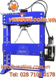 hydraulic press / straightening / workshop / H-frame