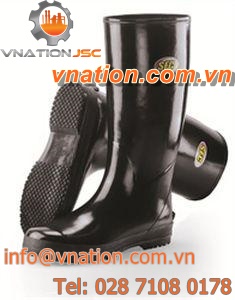construction safety boot / anti-slip / in plastic