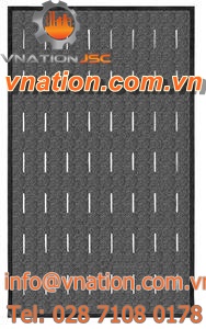anti-slip mat / rubber / for high-traffic areas / bubble