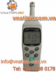 digital thermo-hygrometer / compact / relative humidity / temperature
