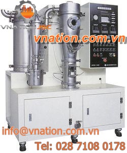 fluidized bed dryer / hot air / dough / for bulk materials