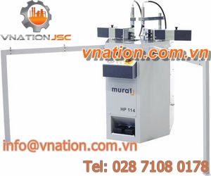 semi-automatic corner crimping machine / hydraulic