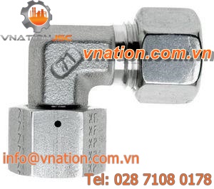 bulkhead fitting / compression / elbow