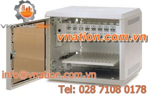 storage cabinet / wall-mount / hinged door / 10