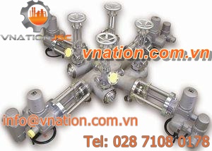 piston valve / manual / pneumatic / hydraulic