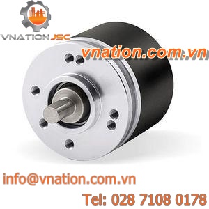 incremental rotary encoder / optical / solid-shaft / programmable