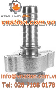 threaded fitting / splined / straight / iron