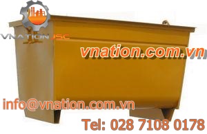 metal crate / handling / for mortar / stacking