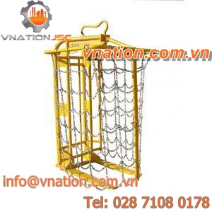 leveling fork / for cranes / with net protection