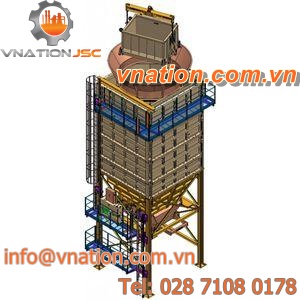 cone-bottom silo / granulates / wooden / for precast concrete