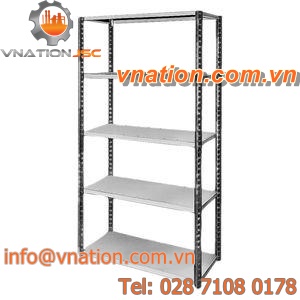 double-sided storage shelving / box / steel