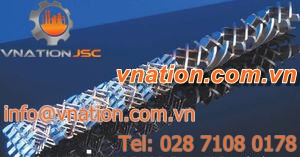 static mixer / continuous / for gas / high-performance