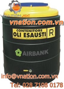 oil tank / polyethylene / waste oil collection
