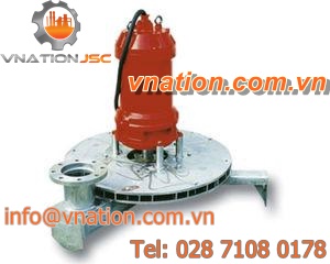 immersed aerator / radial / for wastewater treatment