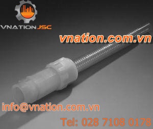 bulkhead fitting / straight / plastic / high-purity