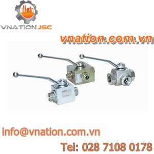 ball valve / lever / control / for oil