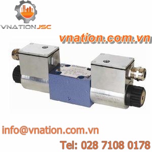 spool pneumatic directional control valve / direct-operated / 4-way