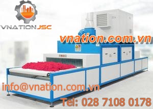 cooler dryer / for the textile industry