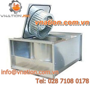 axial fan / ventilation / for rectangular ducts