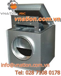 centrifugal fan / ventilation / with forward-curved blades / metal