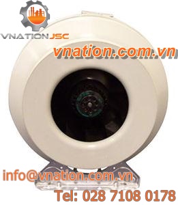 centrifugal fan / ventilation / with external rotor / backward curved
