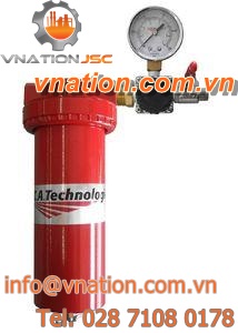 oil filter / water / compressed air / cartridge