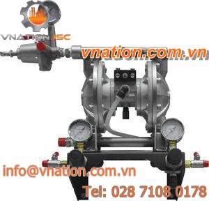 paint pump / pneumatic / double-diaphragm / vertical
