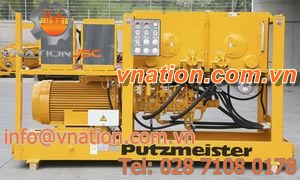 electric motor hydraulic power unit / conveying / for construction sites / stationary