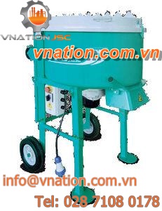 drum mixer / batch / for mortar / mobile