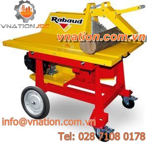 sliding table saw / wood / carbide blade