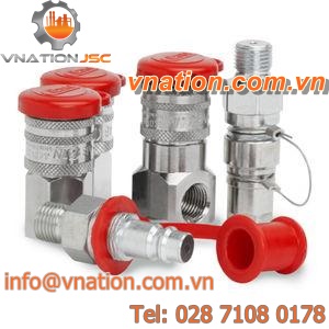 hydraulic quick coupling / for tests / high-pressure / compact