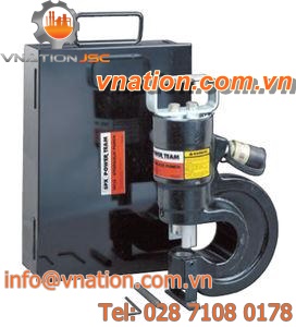 hydraulic punching unit / semi-automatic / for strips / portable