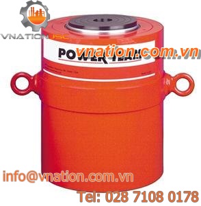 hydraulic cylinder / double-acting / high-tonnage / aluminum