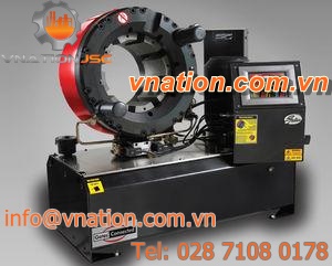 pipe crimping machine / hose / automatic / hydraulic