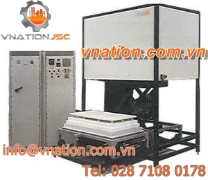 heating furnace / car bottom / gas-fired / inert gas