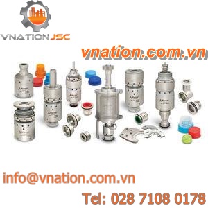 round plug / male / metal / clutch