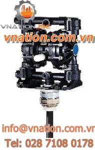 acid pump / pneumatic / double-diaphragm / semi-submersible