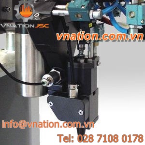 adhesive dispensing system / fluid / volumetric / piston