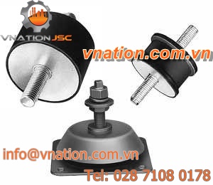 shock damper / vibration / visco-elastic / NBR